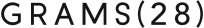 GRAMS28 logo